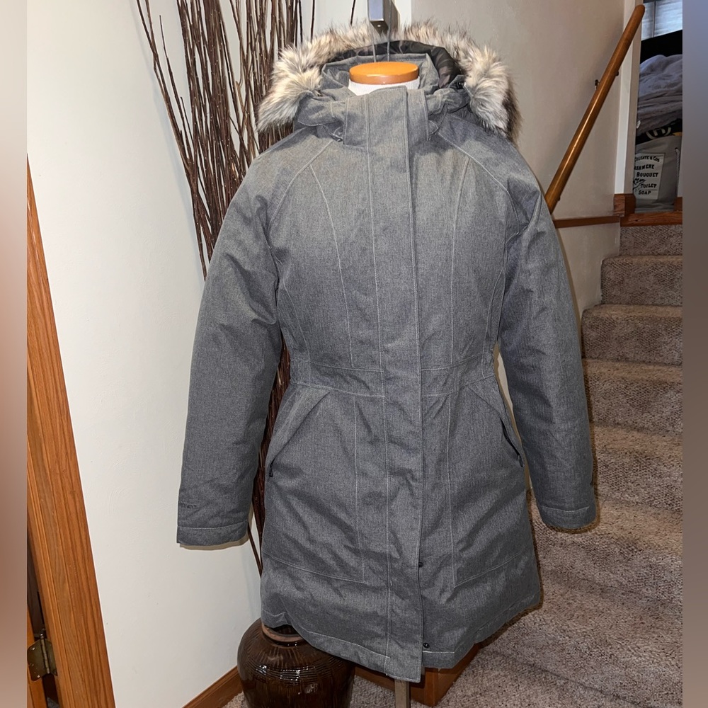 Stunning - The North Face Arctic Parka Down Coat Women's M w/Faux Fur Hood